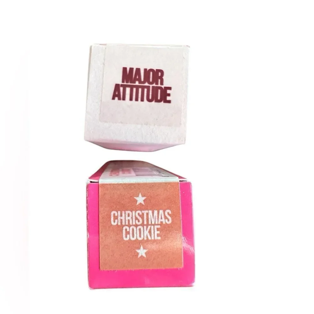 NIB Jeffree Star Velvet Trap Major Attitude/Velour Lipstick Christmas Cookie